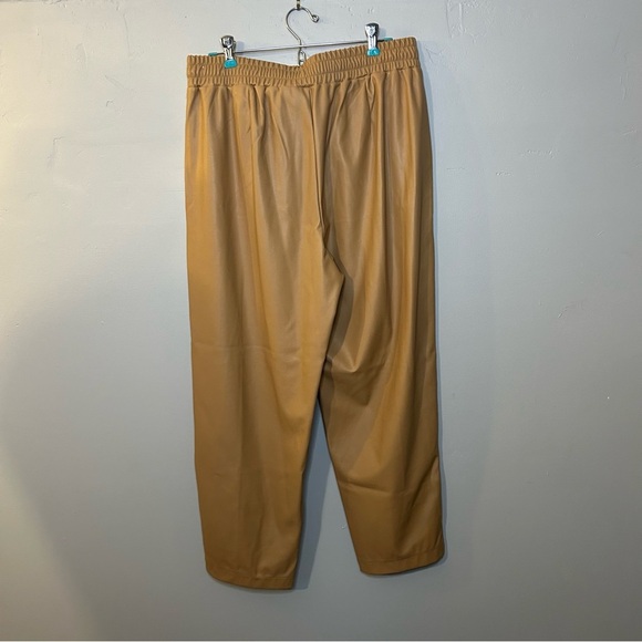 Calia Journey Collection High Rise Straight Leg Pintuck Pant Tan Size Large - Picture 2 of 5